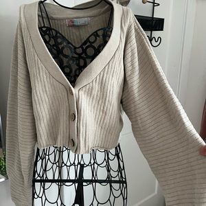 Free People Cropped Sweater